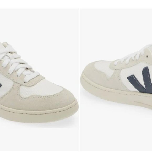 VEJA V-10 B-Mesh White-Nautico Women - Picture 1 of 4